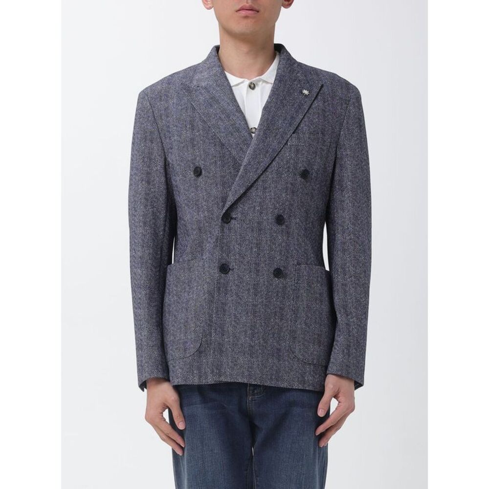 Manuel Ritz Jacket Men Blue
